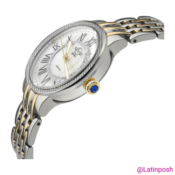 Women's GV2 Astor II Diamond MOP Dial Bracelet Watch, 38mm - 0.24 ctw - Picture 3 of 10